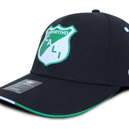 Gorra Deportivo Cali Oficial OC Caps Clásica 1912 negra