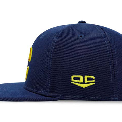 Gorra Selección Colombia de Béisbol Oficial Fánaticos Plana Azul oscuro