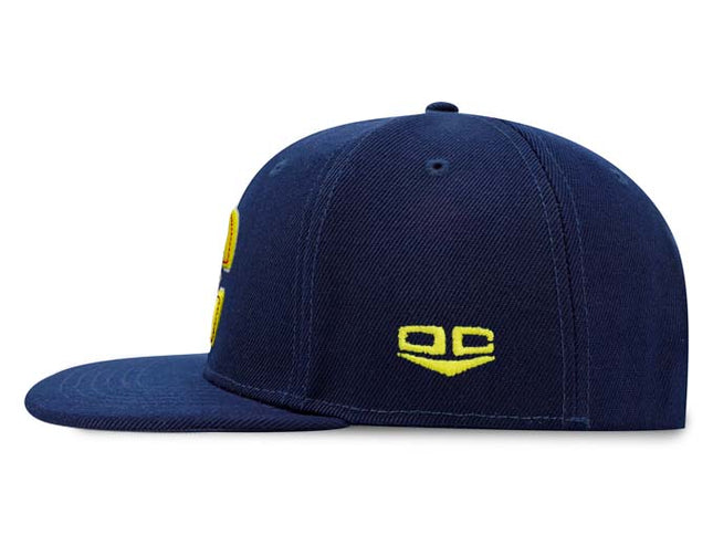 Gorra Selección Colombia de Béisbol Oficial Fánaticos Plana Azul oscuro