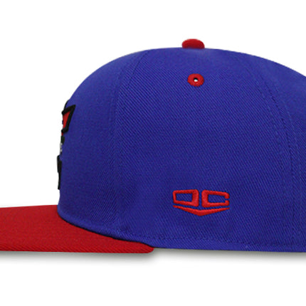 Gorra Caimanes de Barranquilla Oficial Competencia Cerrada Azul/Rojo Plana