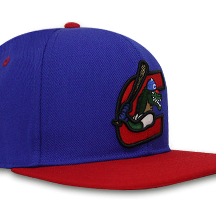 Gorra Caimanes de Barranquilla Oficial Competencia Cerrada Azul/Rojo Plana