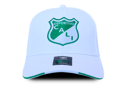 Gorra Deportivo Cali Oficial OC Caps Clásica 1912 blanca