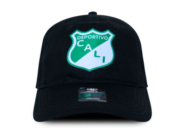 Gorra Deportivo Cali Oficial OC Caps Dad Cap negro