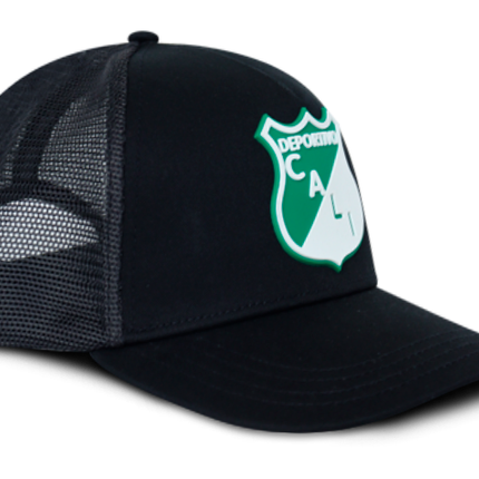 Gorra Deportivo Cali Oficial OC Caps Malla negro