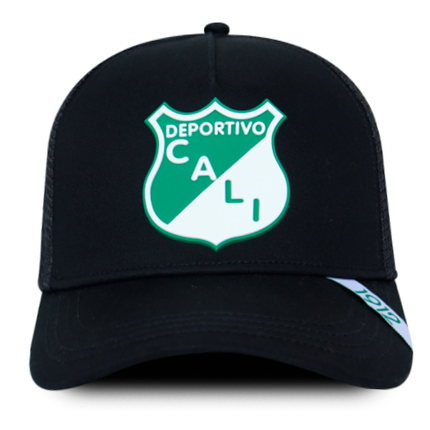 Gorra Deportivo Cali Oficial OC Caps Malla negro