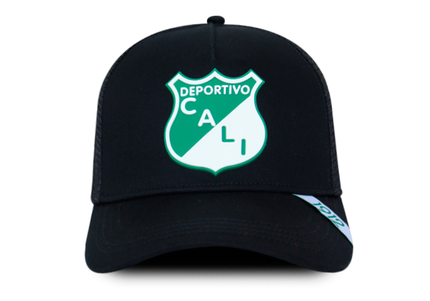 Gorra Deportivo Cali Oficial OC Caps Malla negro