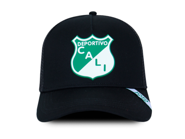 Gorra Deportivo Cali Oficial OC Caps Malla negro