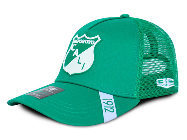 Gorra Deportivo Cali Oficial OC Caps Malla verde