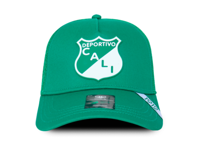 Gorra Deportivo Cali Oficial OC Caps Malla verde