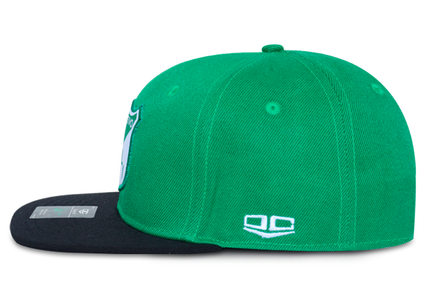 Gorra Deportivo Cali Oficial OC Caps Plana verde/negro