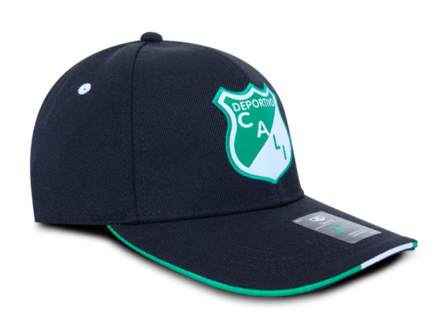 Gorra Deportivo Cali Oficial OC Caps Clásica 1912 negra