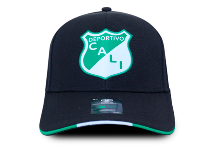 Gorra Deportivo Cali Oficial OC Caps Clásica 1912 negra