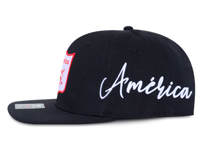 Gorra América de Cali Oficial OC Caps plana negro