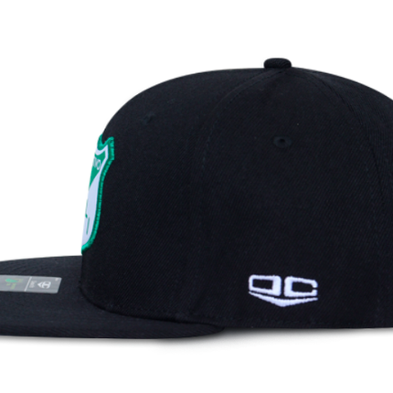 Gorra Deportivo Cali Oficial OC Caps Plana negra