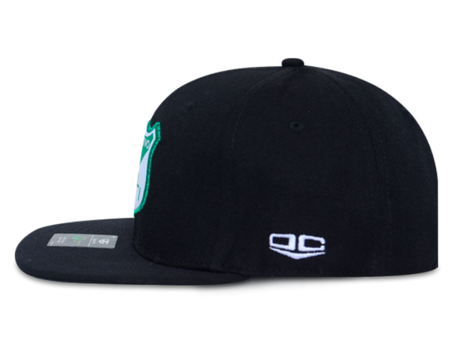 Gorra Deportivo Cali Oficial OC Caps Plana negra