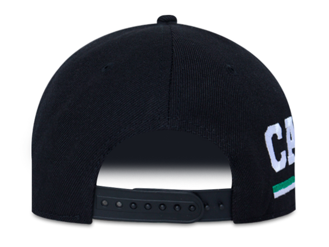Gorra Deportivo Cali Oficial OC Caps Plana negra