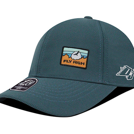 Gorra de moda DJ Caps Fly high verde