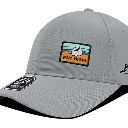 Gorra deportiva DJ Caps Fly high gris silvestre
