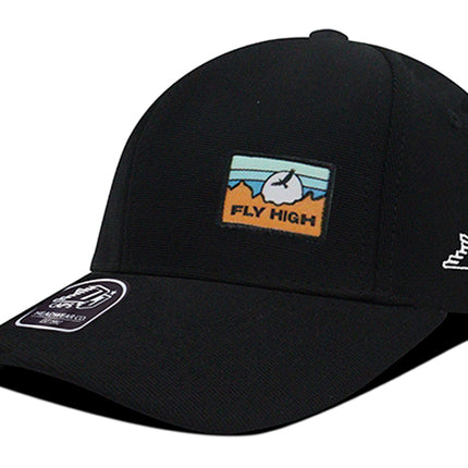 Gorra deportiva DJ Caps Fly high negro