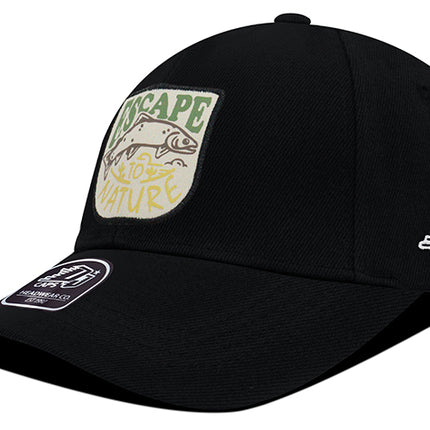 Gorra de moda DJ Caps Escape to nature negro