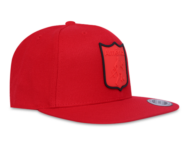 Gorra América de Cali Oficial Flexfit 6089M Plana Roja