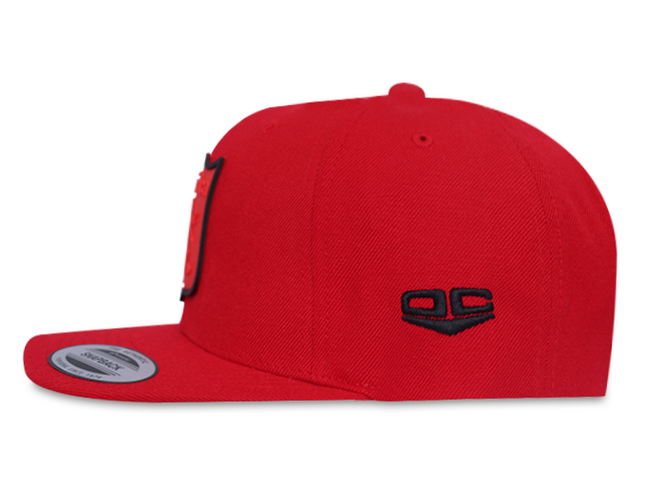 Gorra América de Cali Oficial Flexfit 6089M Plana Roja