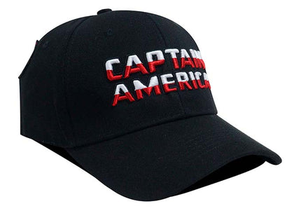Gorra Capitan América Negro