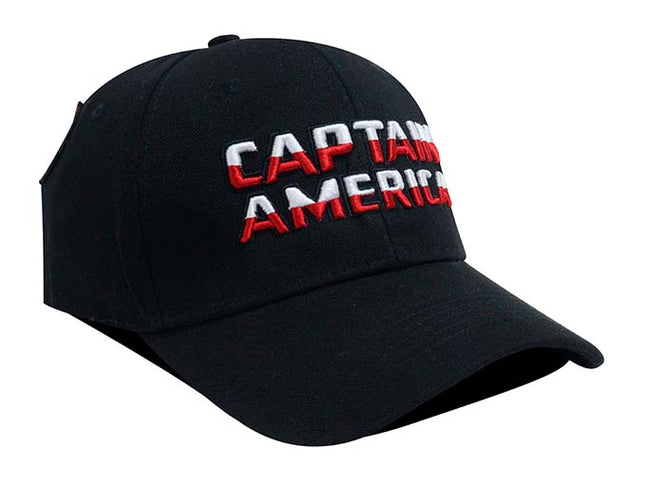 Gorra Capitan América Negro