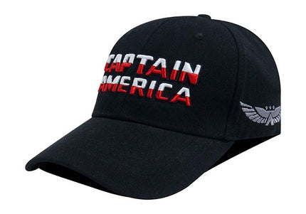 Gorra Capitan América Negro
