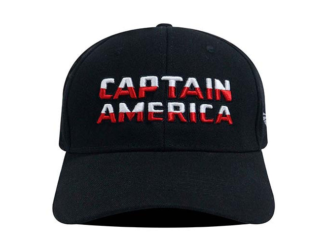 Gorra Capitan América Negro