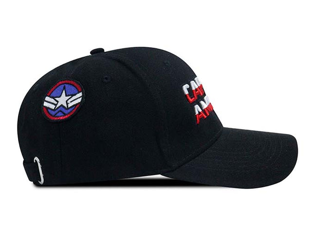 Gorra Capitan América Negro