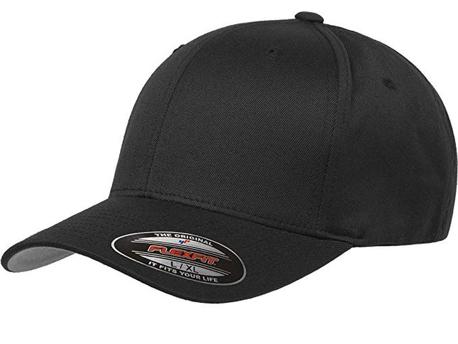 Gorra Flexfit Clásica 6277 Cerrada Negra