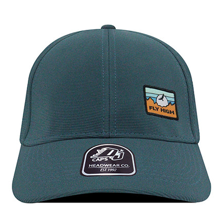 Gorra de moda DJ Caps Fly high verde