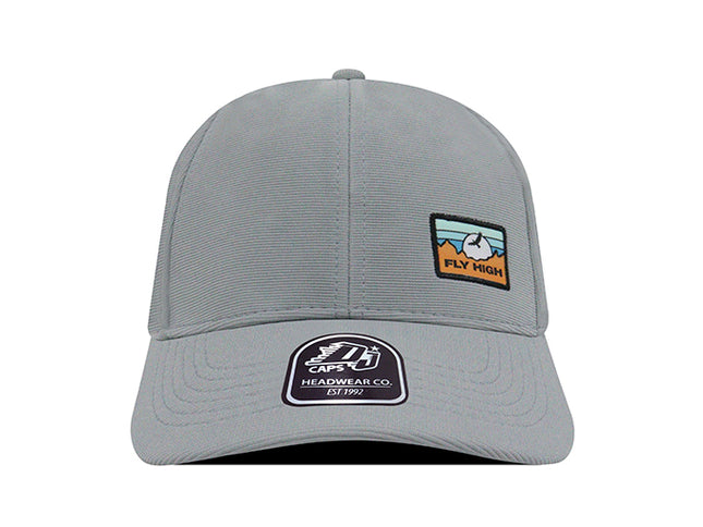 Gorra de moda DJ Caps Fly high gris