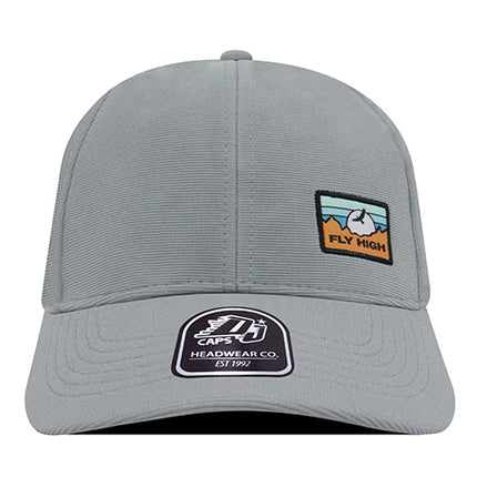 Gorra deportiva DJ Caps Fly high gris silvestre