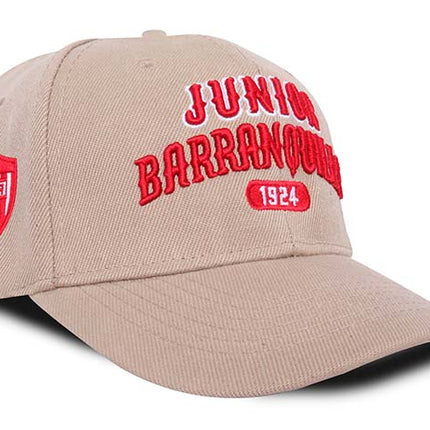 Gorra Junior FC Oficial Beige Junior de barranquilla 1924