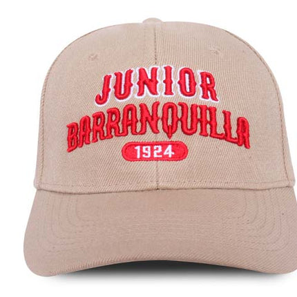 Gorra Junior FC Oficial Beige Junior de barranquilla 1924