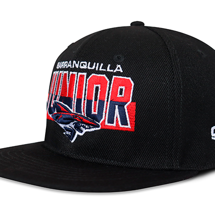 Gorra Junior FC Oficial Negro Plana