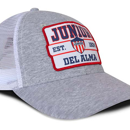 Gorra Junior FC Oficial Gris de Malla