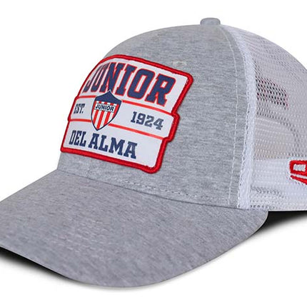 Gorra Junior FC Oficial Gris de Malla