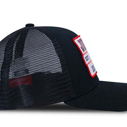 Gorra Junior FC Oficial Negra de Malla