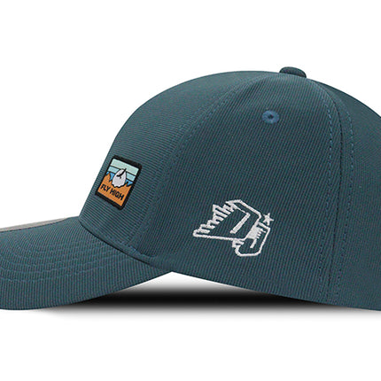 Gorra de moda DJ Caps Fly high verde