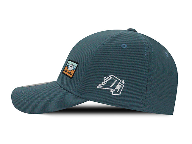 Gorra de moda DJ Caps Fly high verde