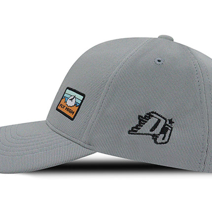 Gorra deportiva DJ Caps Fly high gris silvestre