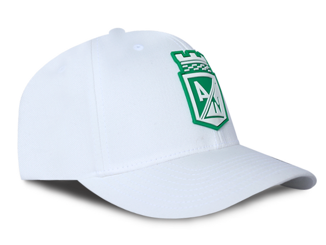 Gorra Atlético Nacional Oficial Flexfit 6277 Blanca