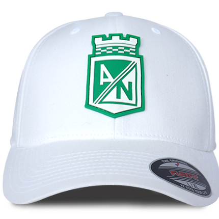 Gorra Atlético Nacional Oficial Flexfit 6277 Blanca
