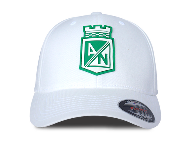 Gorra Atlético Nacional Oficial Flexfit 6277 Blanca