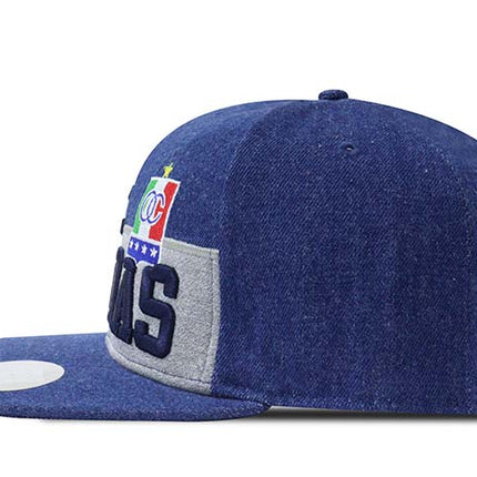Gorra oficial Once Caldas Plana Azul Denim