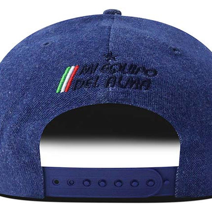 Gorra oficial Once Caldas Plana Azul Denim