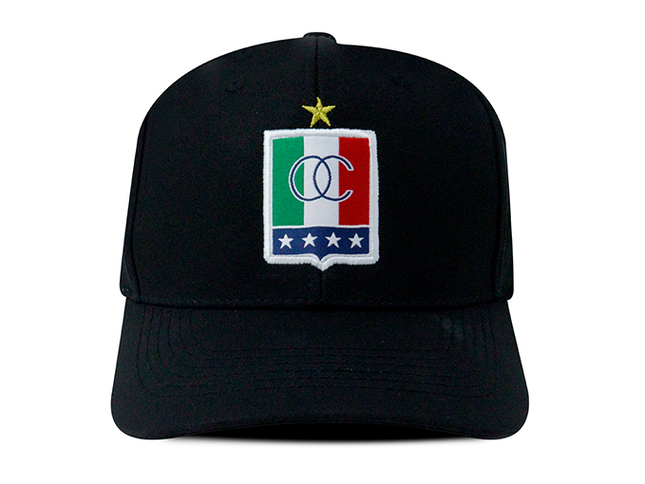 Gorra Once Caldas Oficial Negro